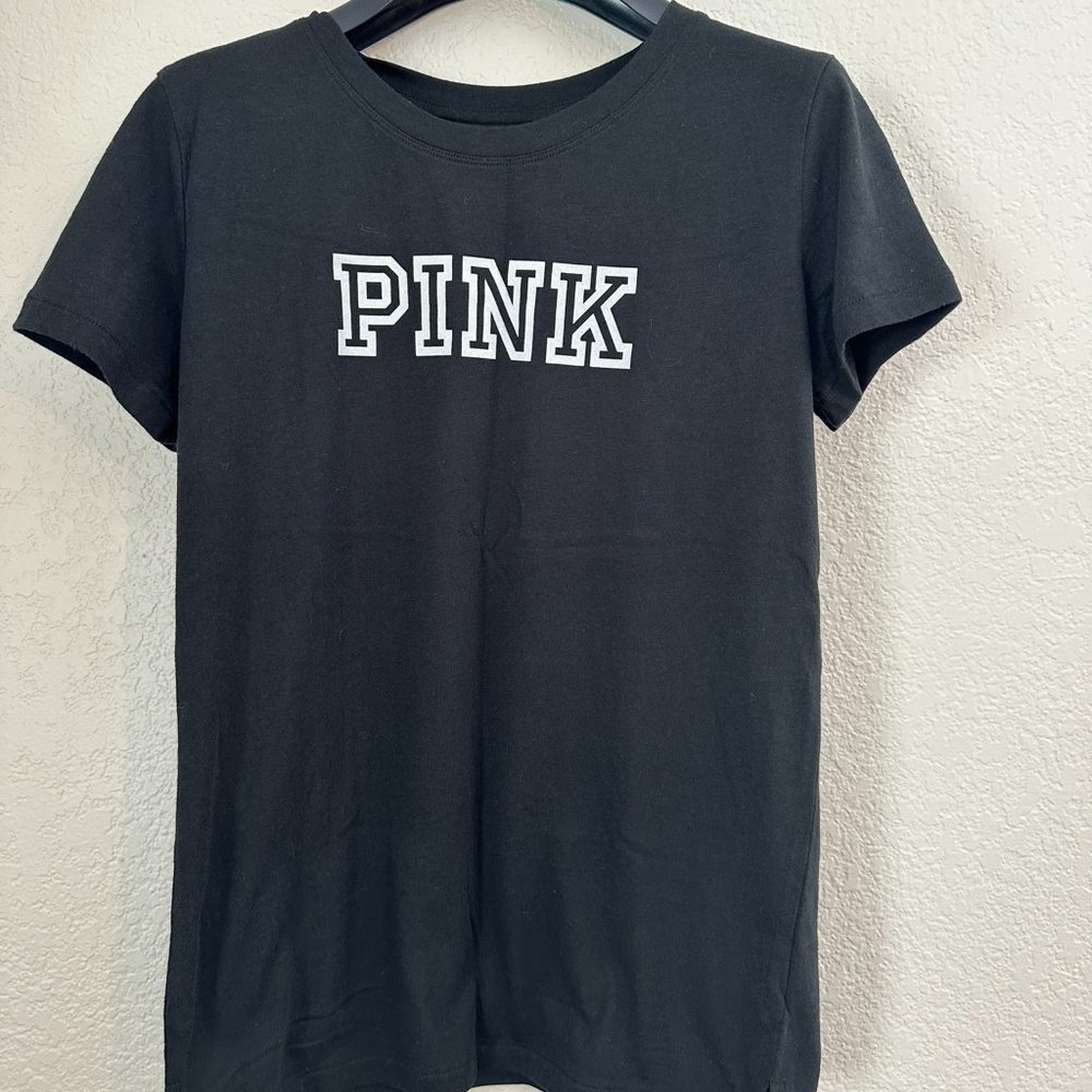 PINK Victoria Secret VS Gray Tee Size XS